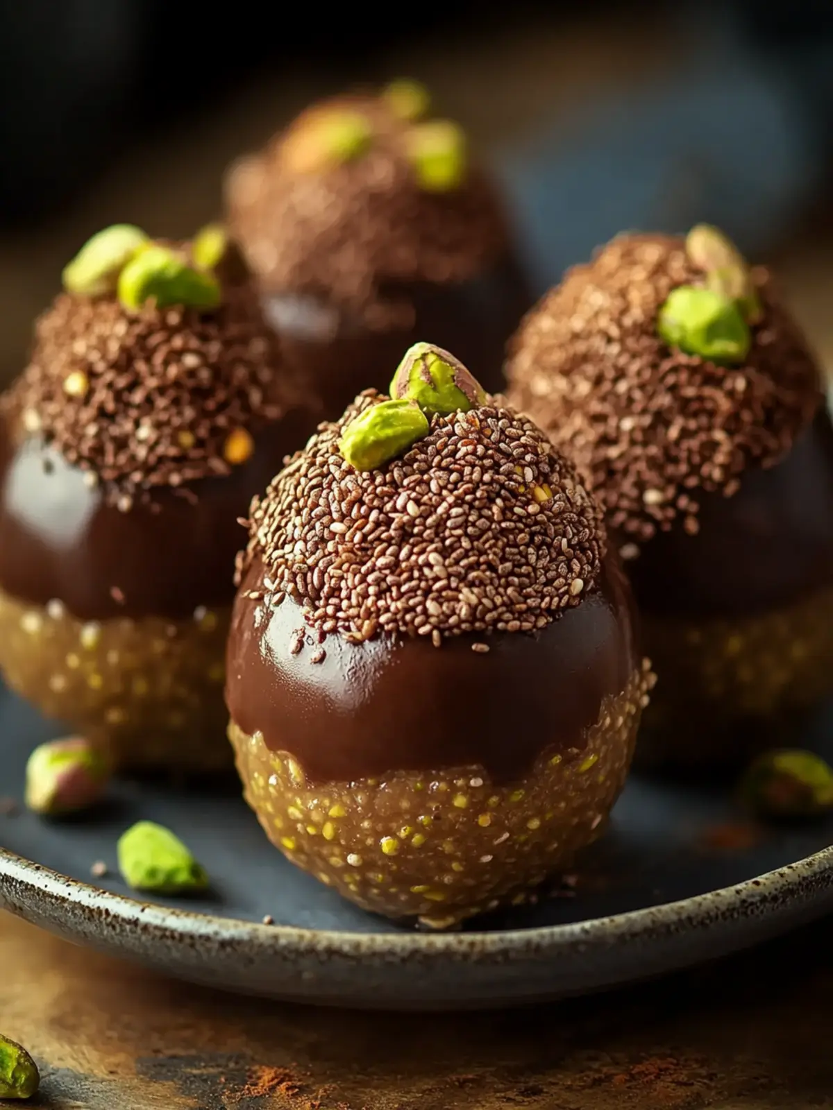 Dubai Chocolate-Style Pistachio Chia Pudding