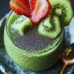 Creamy Matcha Kiwi Chia Pudding for a Refreshing Treat Matcha Kiwi Chia Pudding