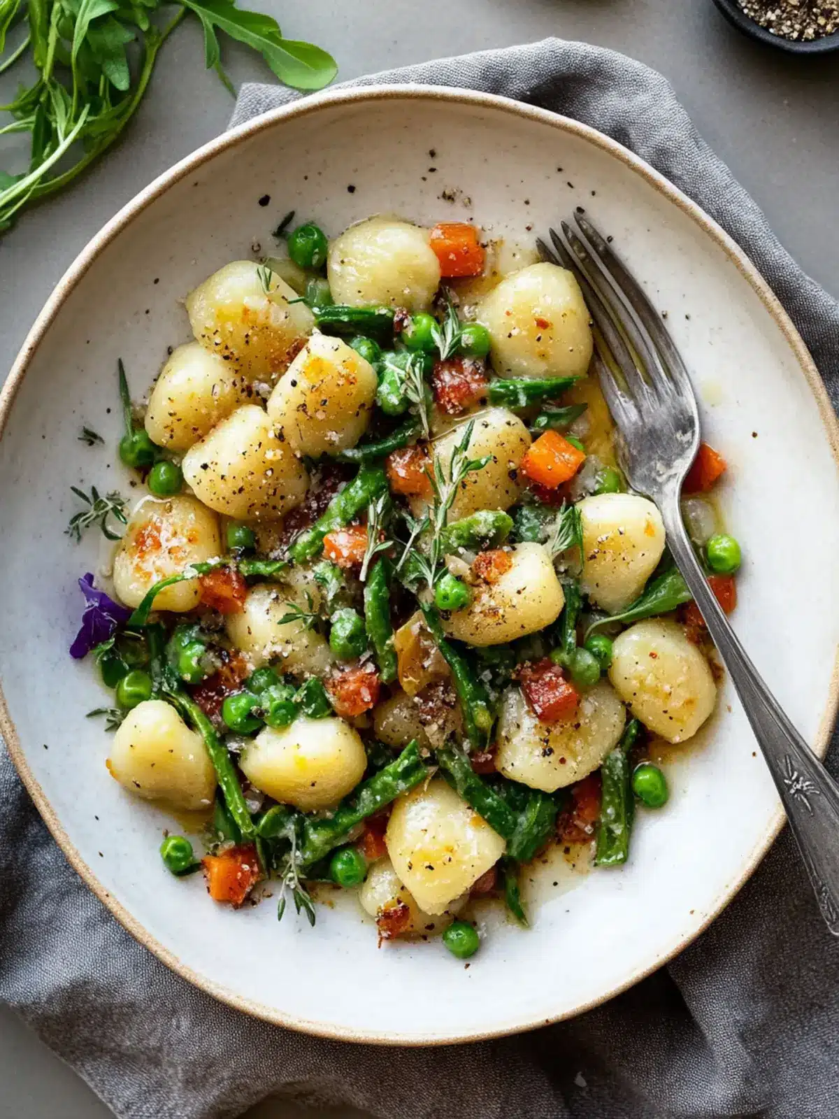 Savory Spring Vegetable Brown Butter Gnocchi in 25 Minutes Spring Vegetable Brown Butter Gnocchi