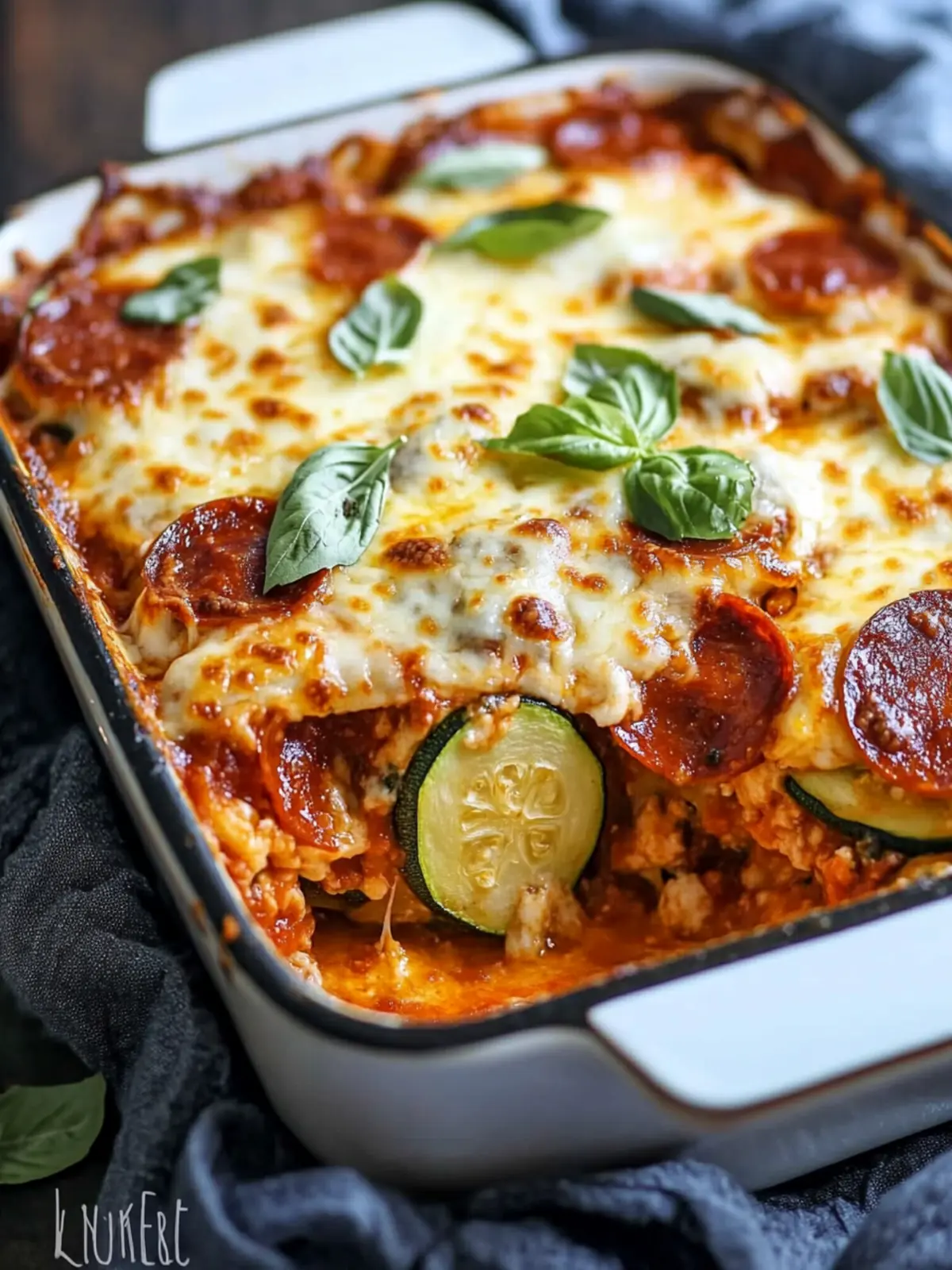Zucchini Pizza Casserole