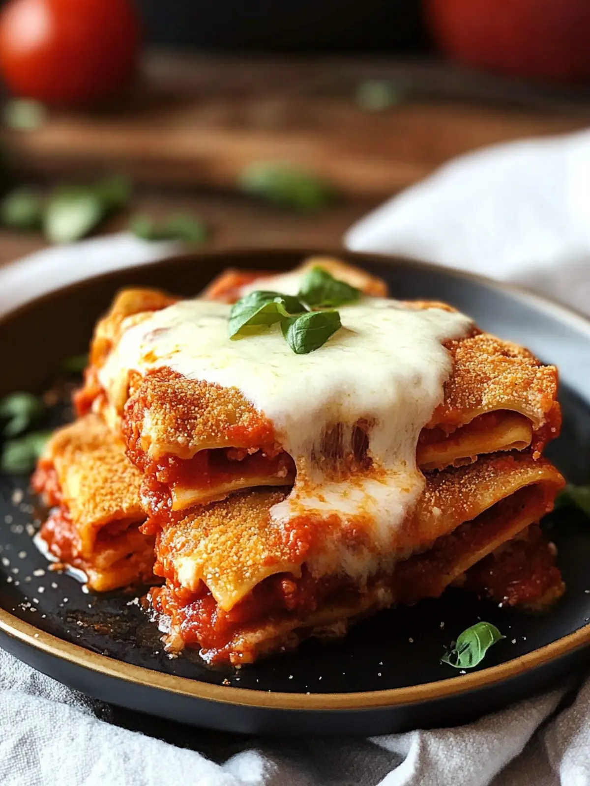 Air Fryer Lasagna Fritta