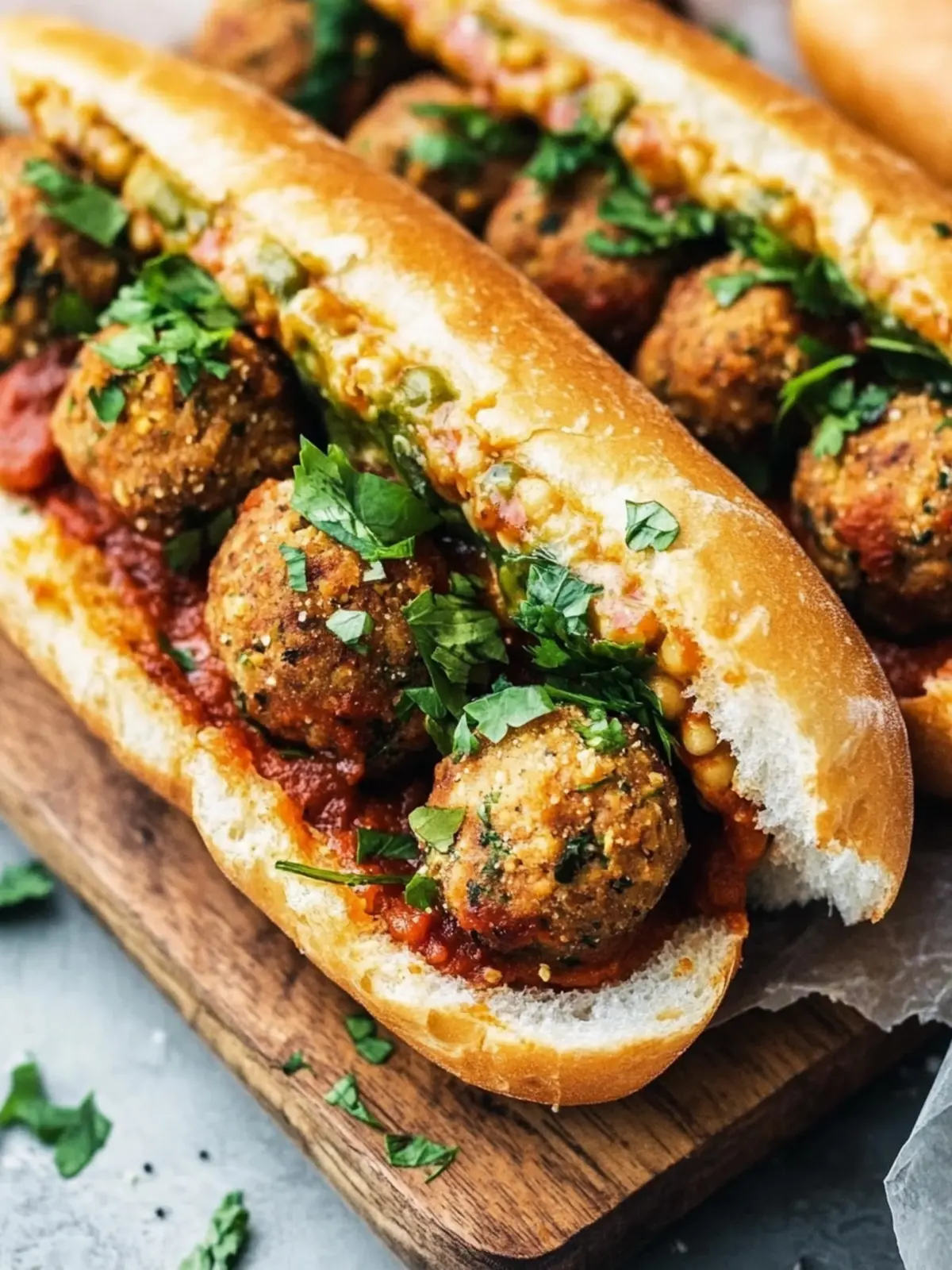 Irresistible Vegan Chickpea Meatball Subs for Cozy Nights Vegan Chickpea Meatball Subs