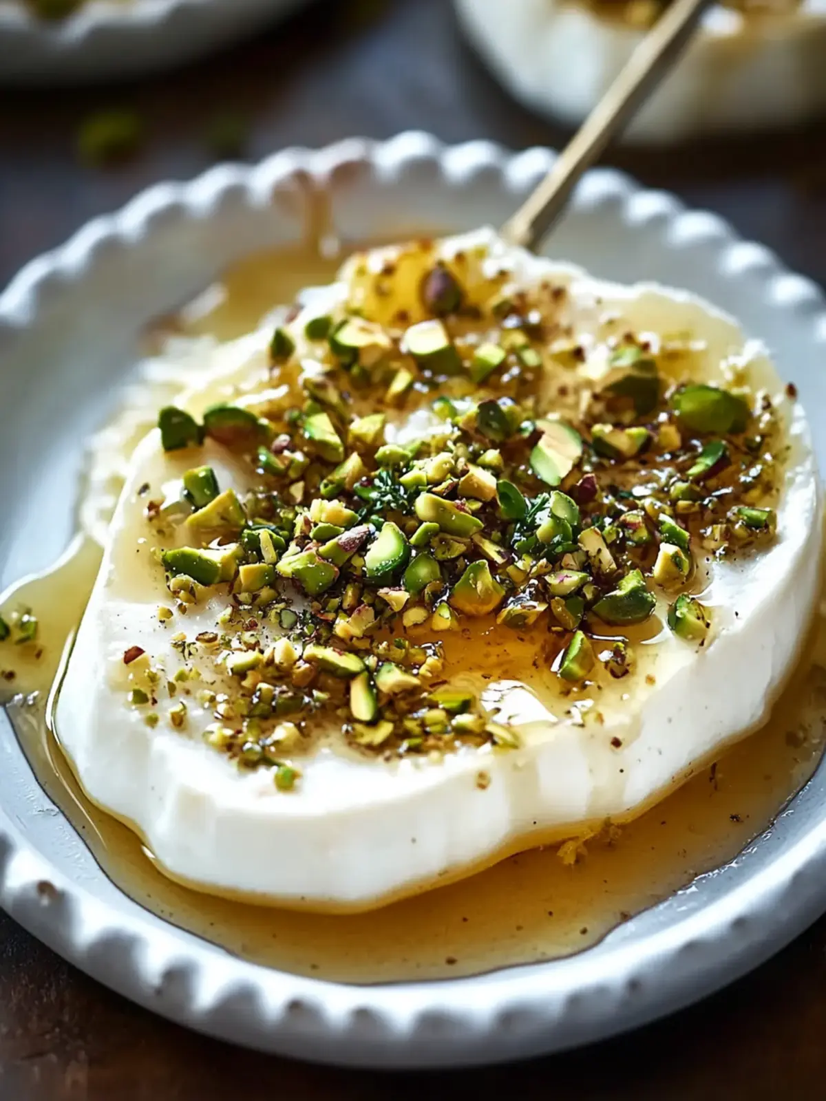 Boursin Cheese Appetizer with Honey and Pistachios