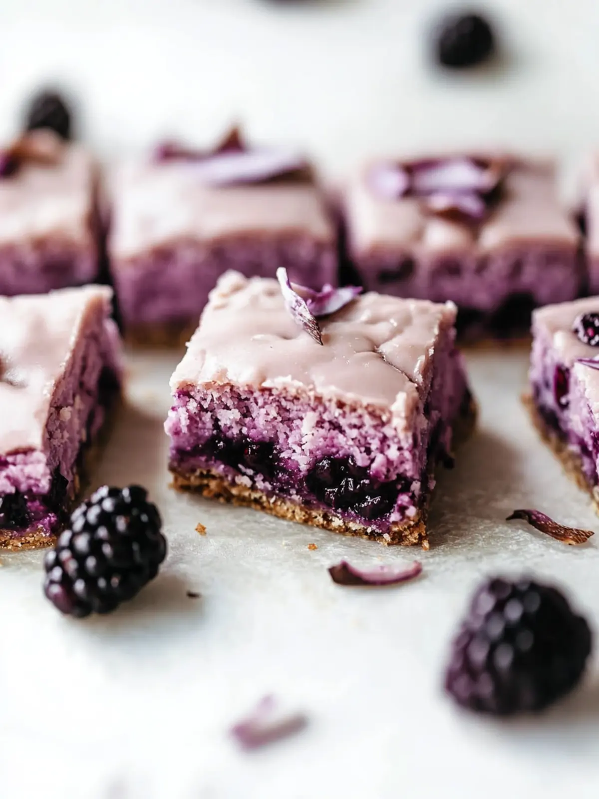 Blackberry Coconut Bars