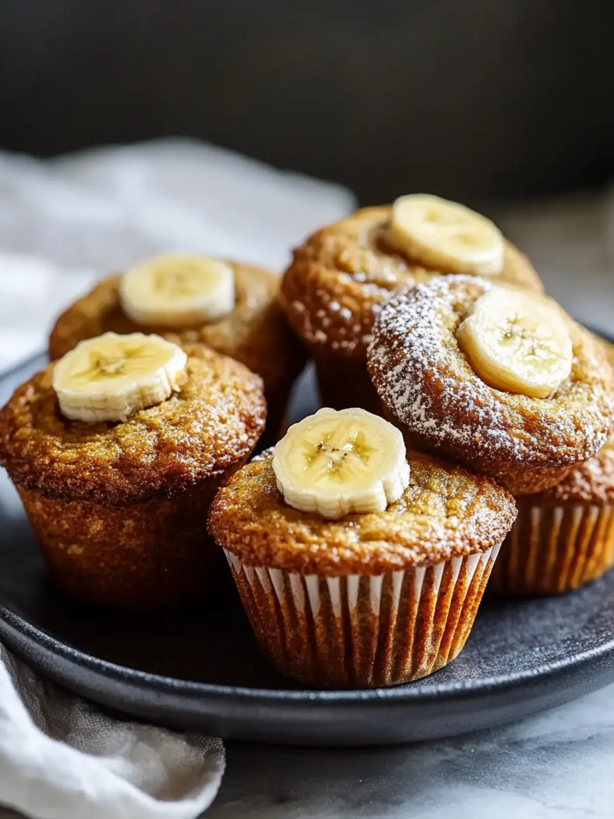 Banana Bread Muffin Tops
