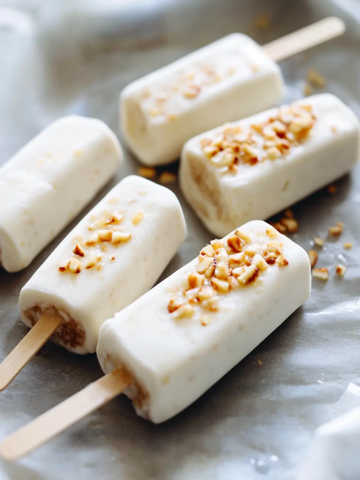 Frozen Yogurt Banana Pops