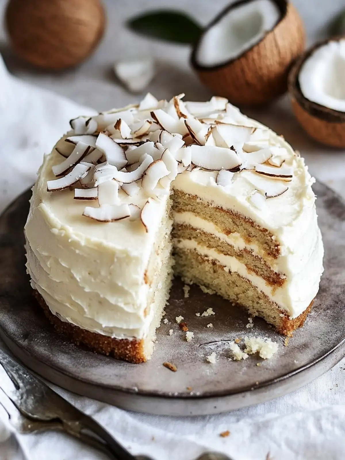 Vegan Coconut Cake