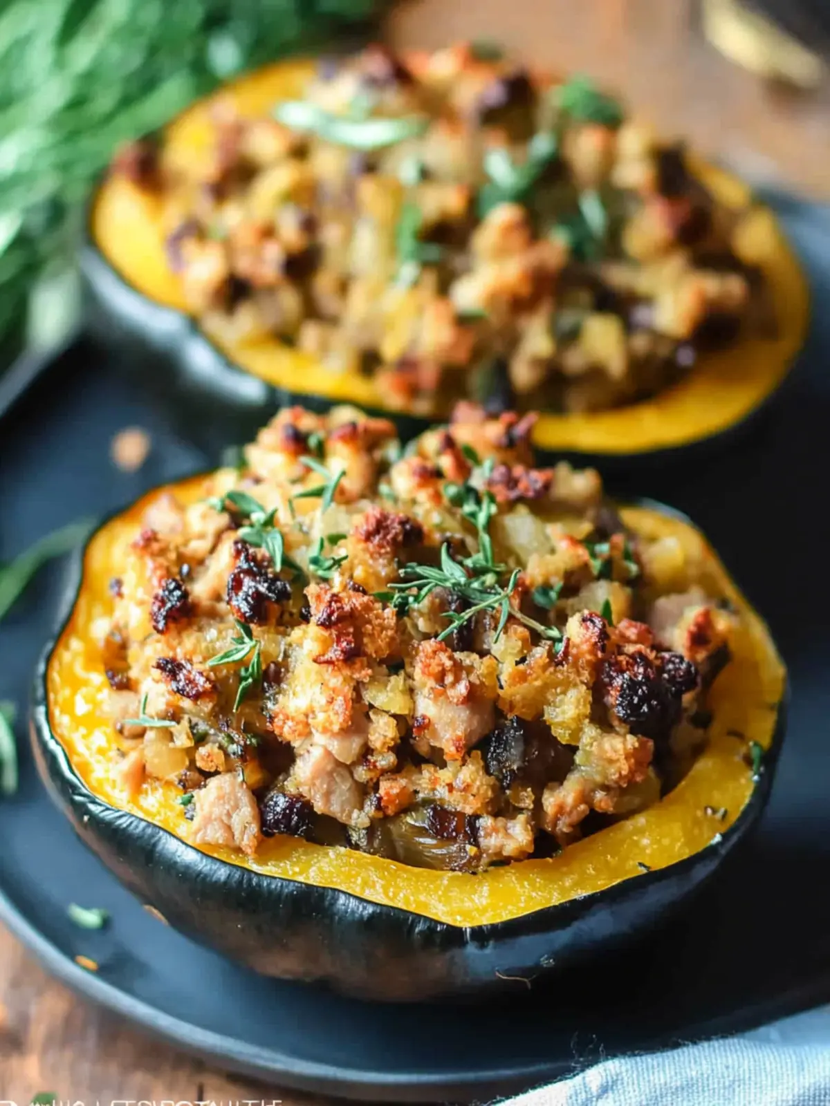 Delicious Turkey Stuffed Acorn Squash for Cozy Meals Turkey Stuffed Acorn Squash