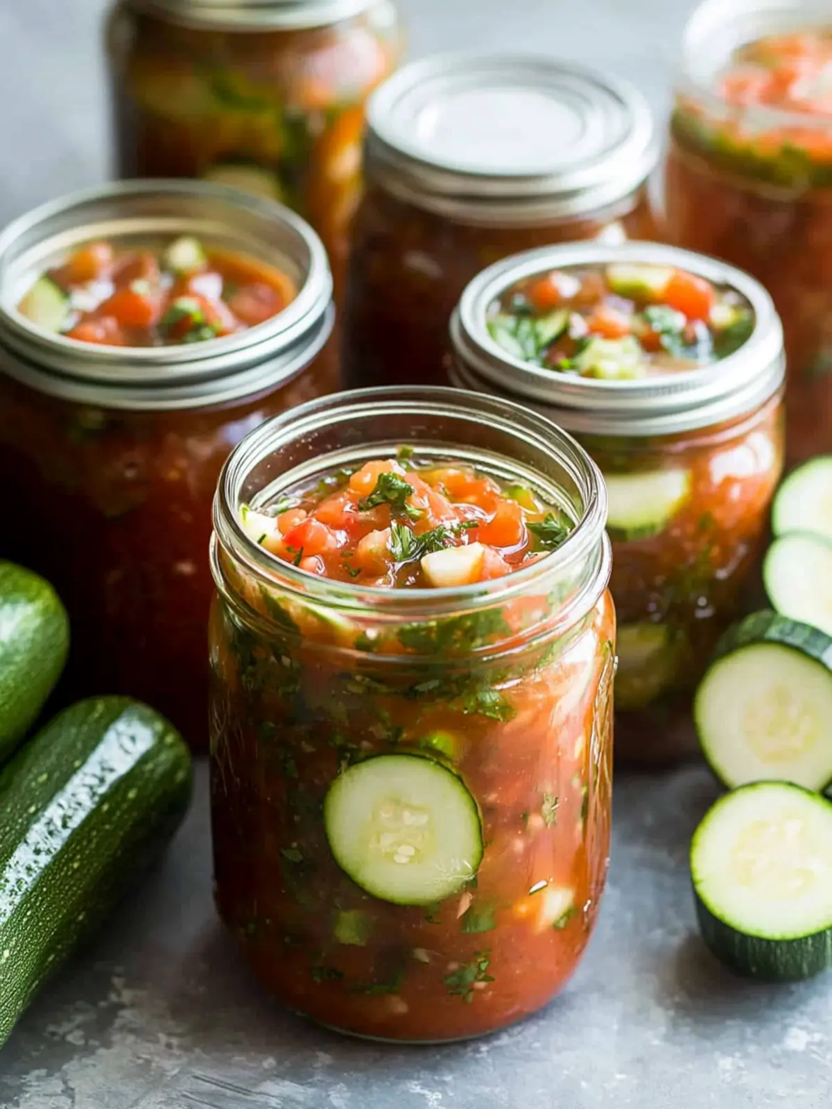 Zucchini Salsa Canning