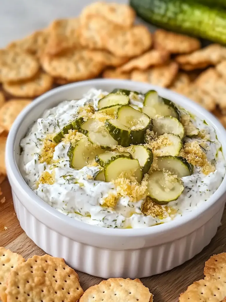 Fried Dill Pickle Dip