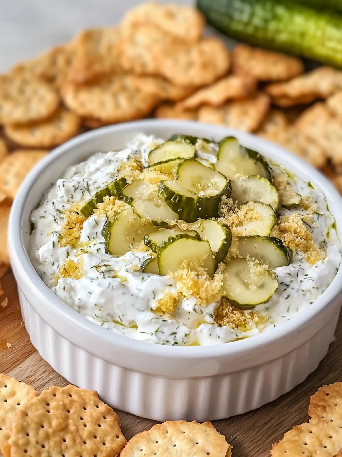 Fried Dill Pickle Dip