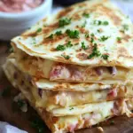 Chicken Cordon Bleu Quesadillas