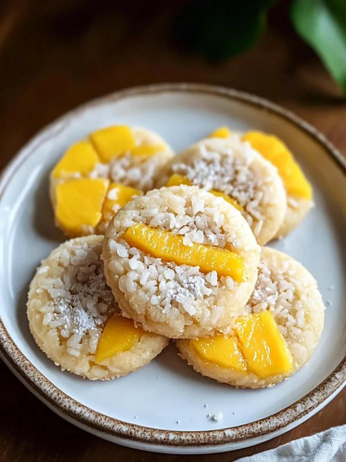 Mango Sticky Rice Cookies