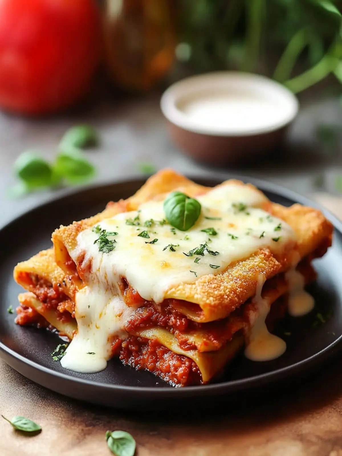 Air Fryer Lasagna Fritta