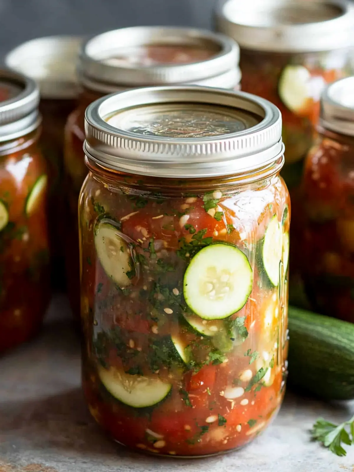 Zucchini Salsa Canning