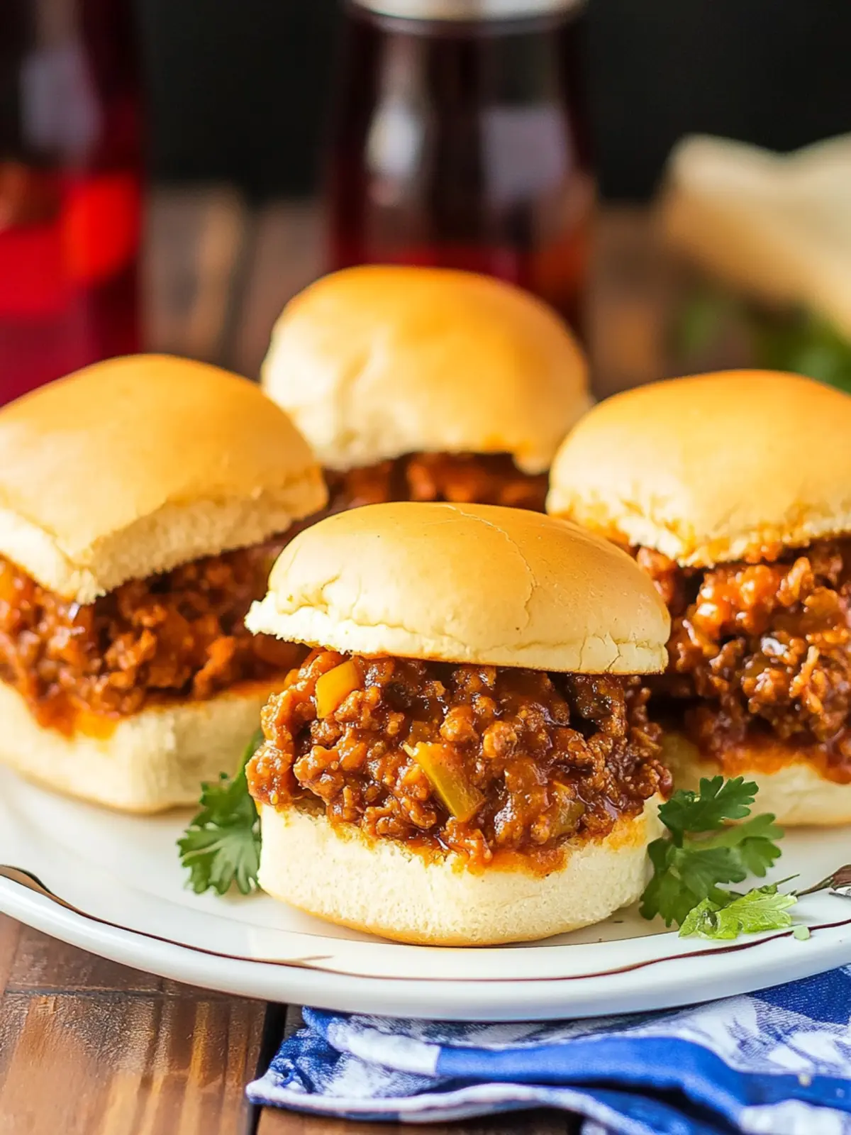 Slow Cooker Root Beer Sloppy Joe Sliders