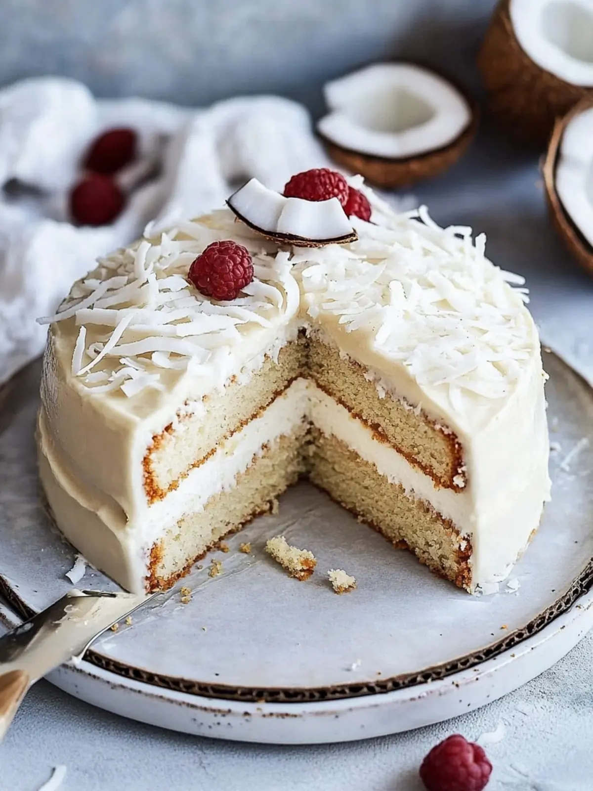 Vegan Coconut Cake