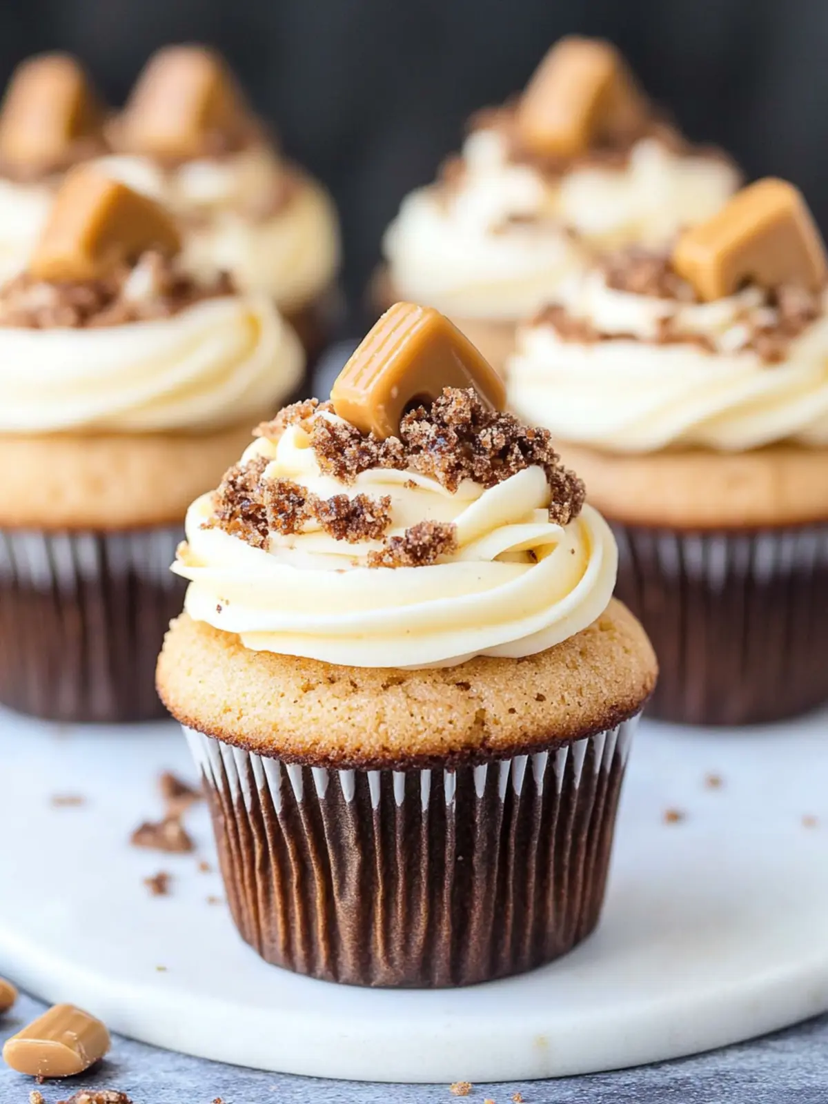 Butterfinger Cupcakes