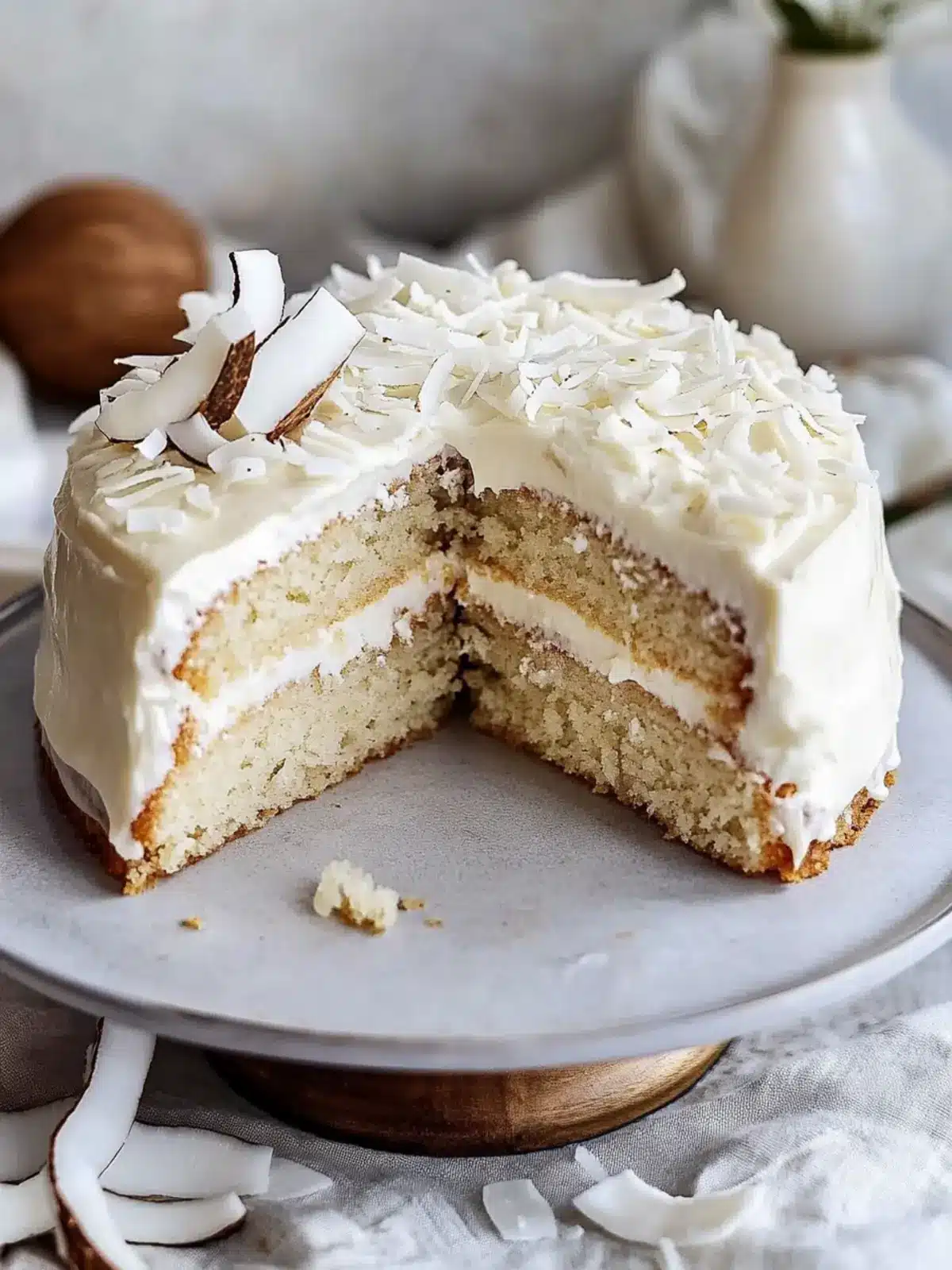 Vegan Coconut Cake