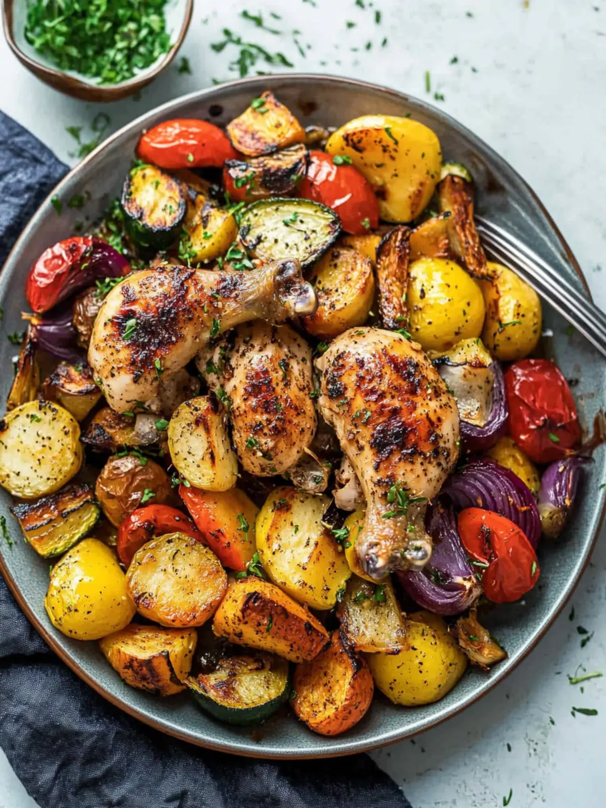 Roasted Chicken and Vegetables