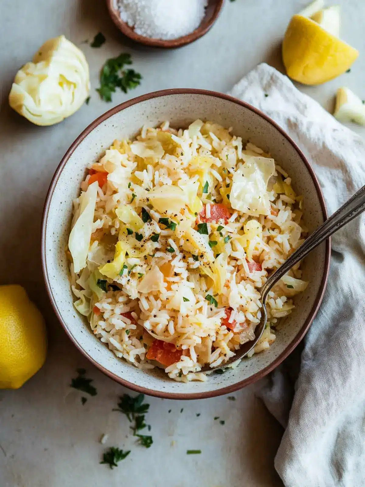 Greek Rice And Cabbage