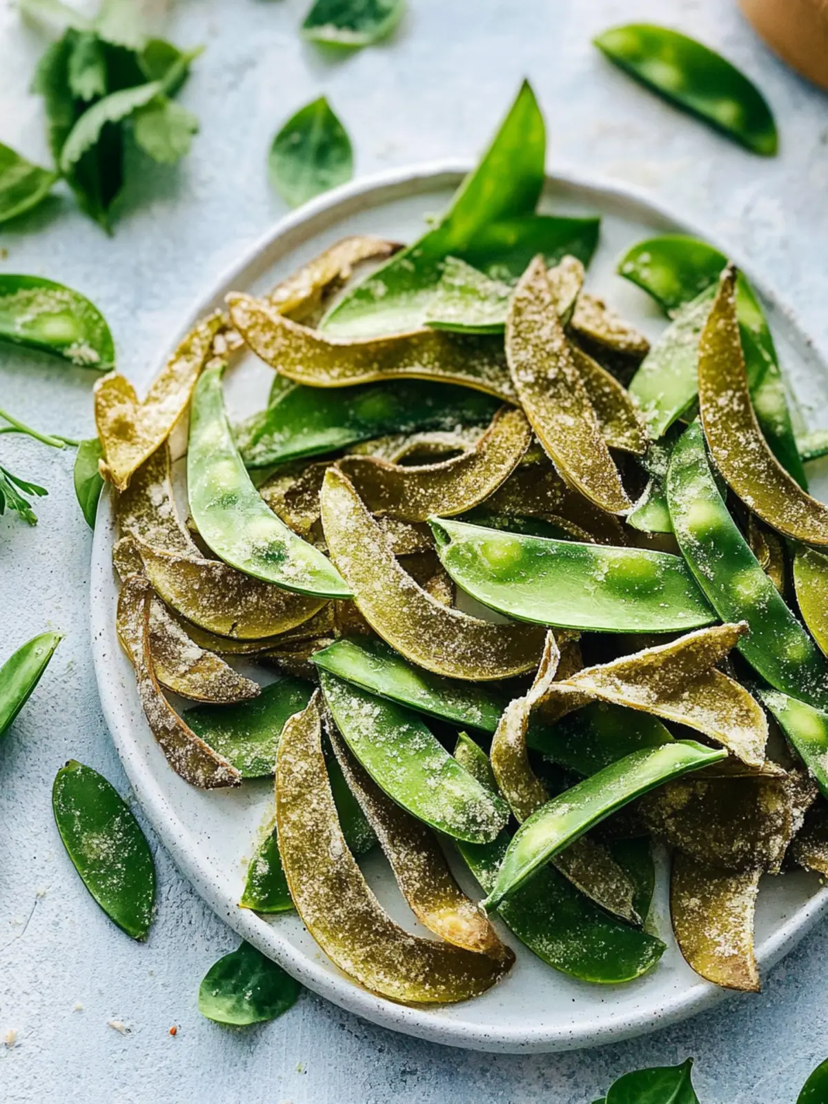 Crispy Homemade Snap Pea Crisps for Healthy Snacking Fun Homemade Snap Pea Crisps