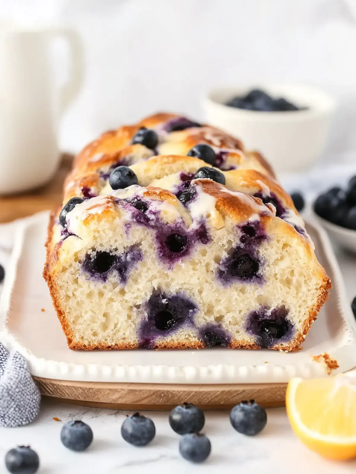 Blueberry Cream Cheese Bread