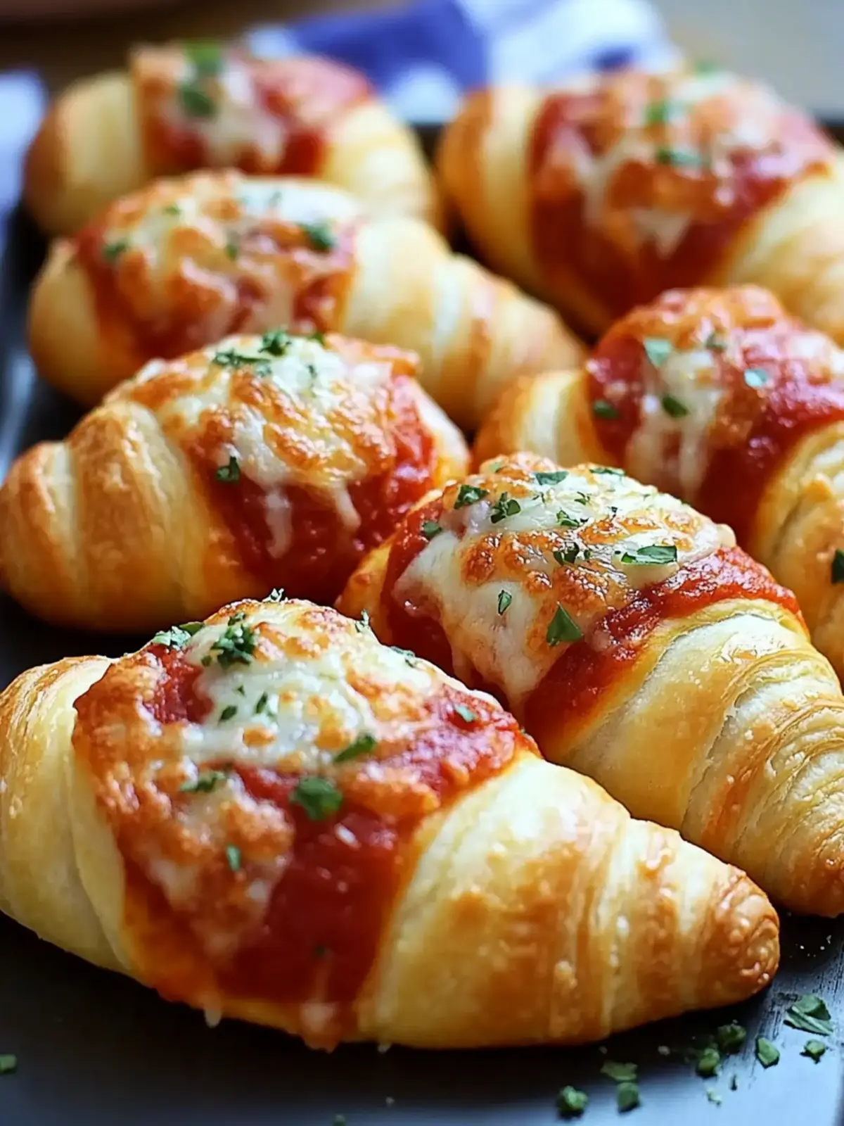 Pizza Stuffed Crescent Rolls