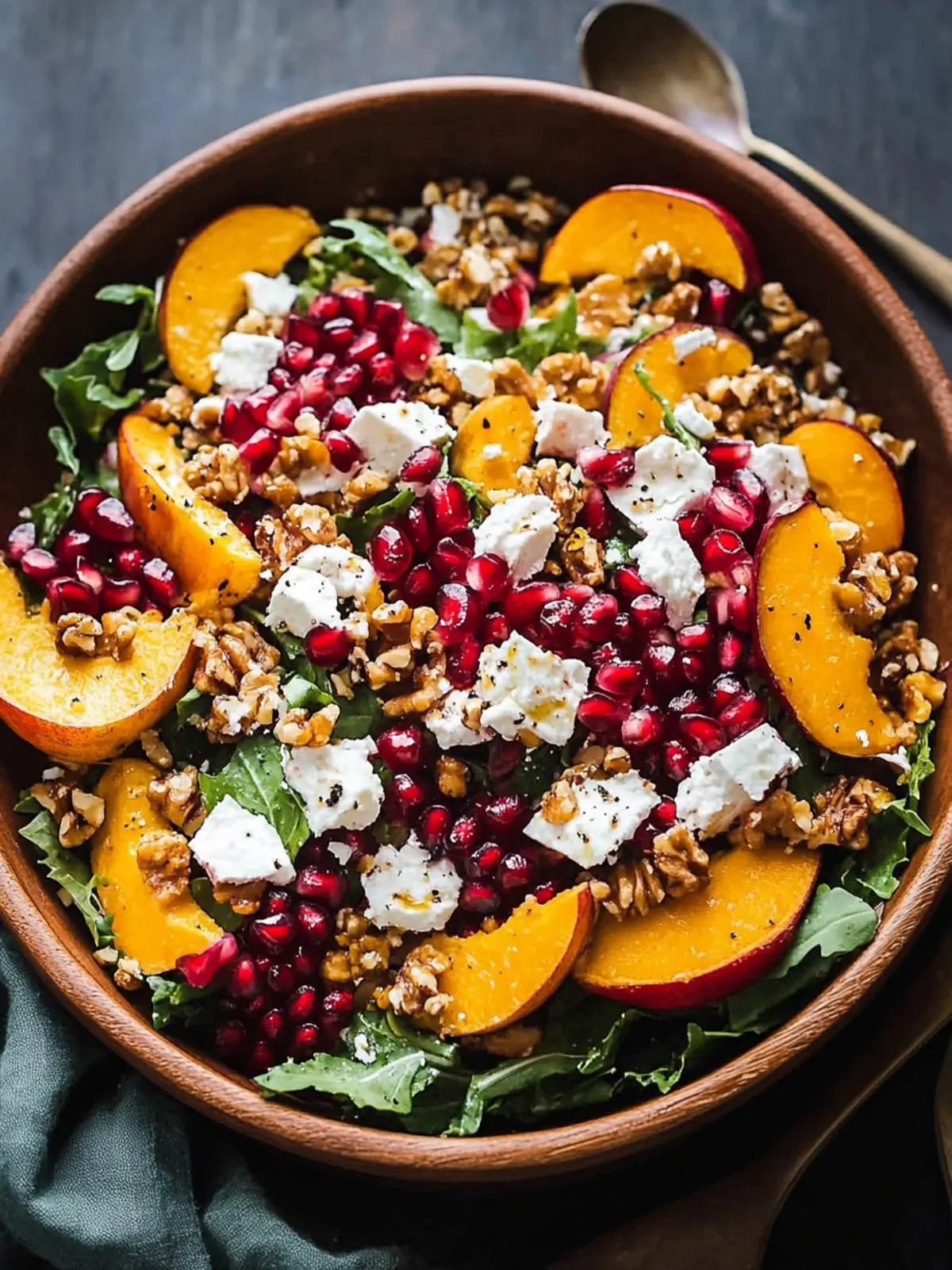 Autumn Harvest Salad with Pomegranates