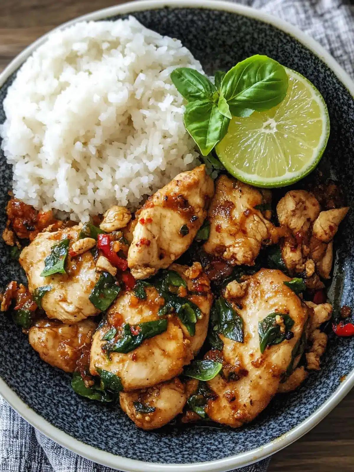 Spicy Basil Chicken