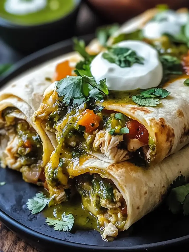 Chili Verde Hatch Burritos