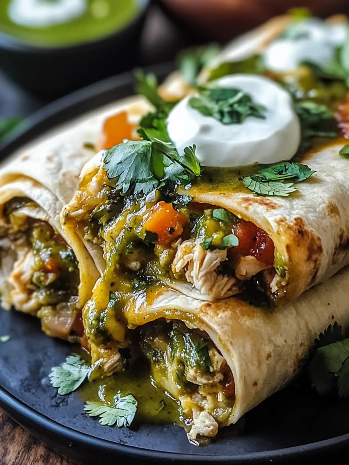Chili Verde Hatch Burritos