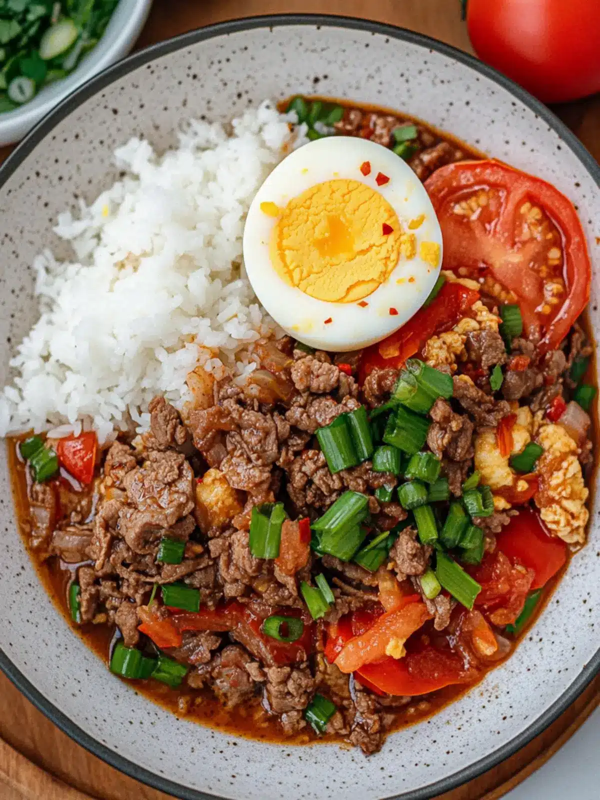 Chinese Tomato Beef Egg