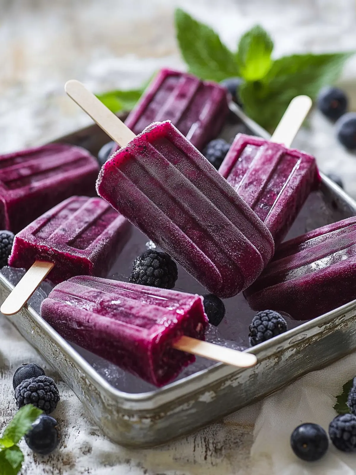 Elderberry Popsicles