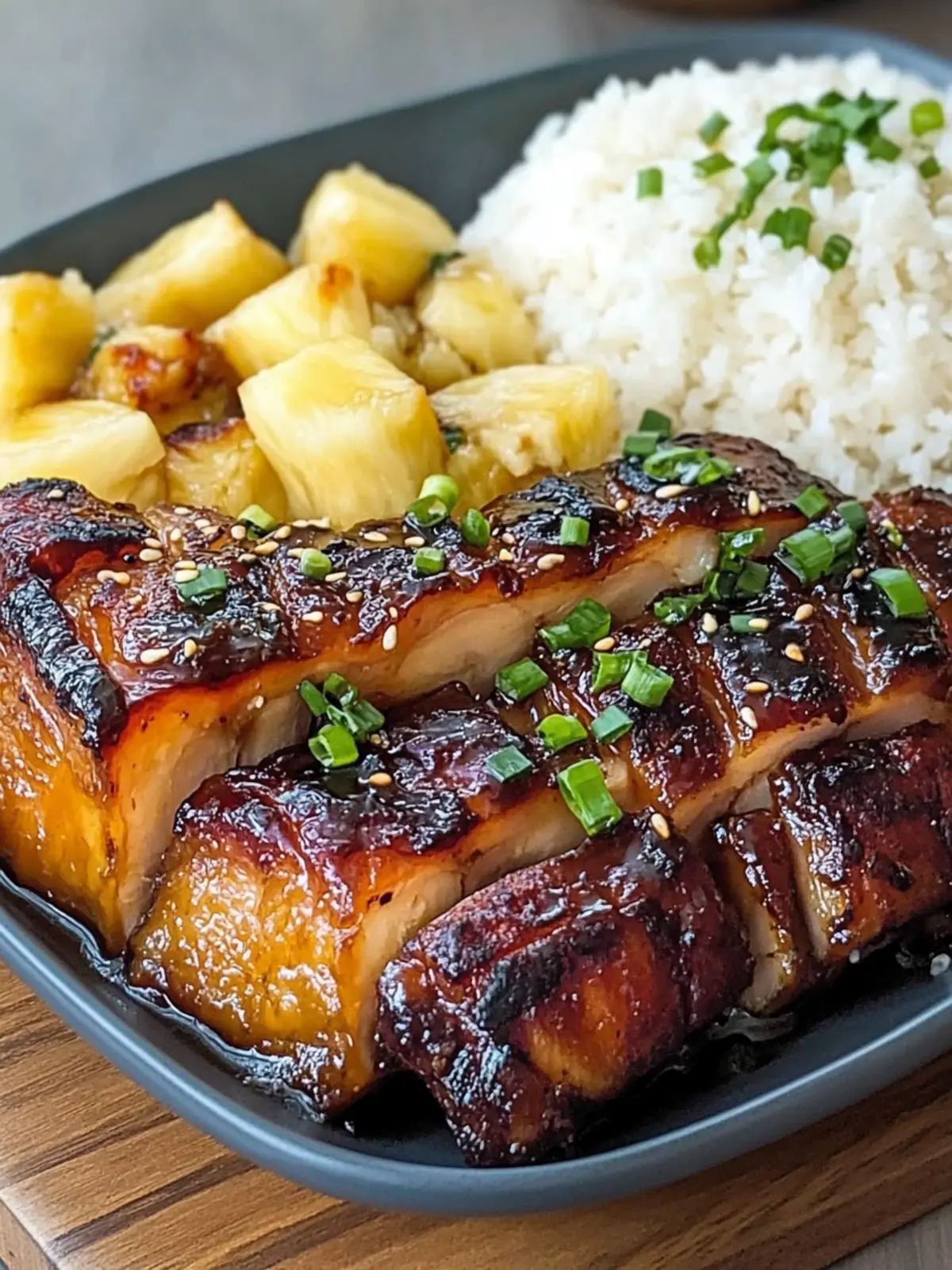 Pineapple-Glazed Pork Belly