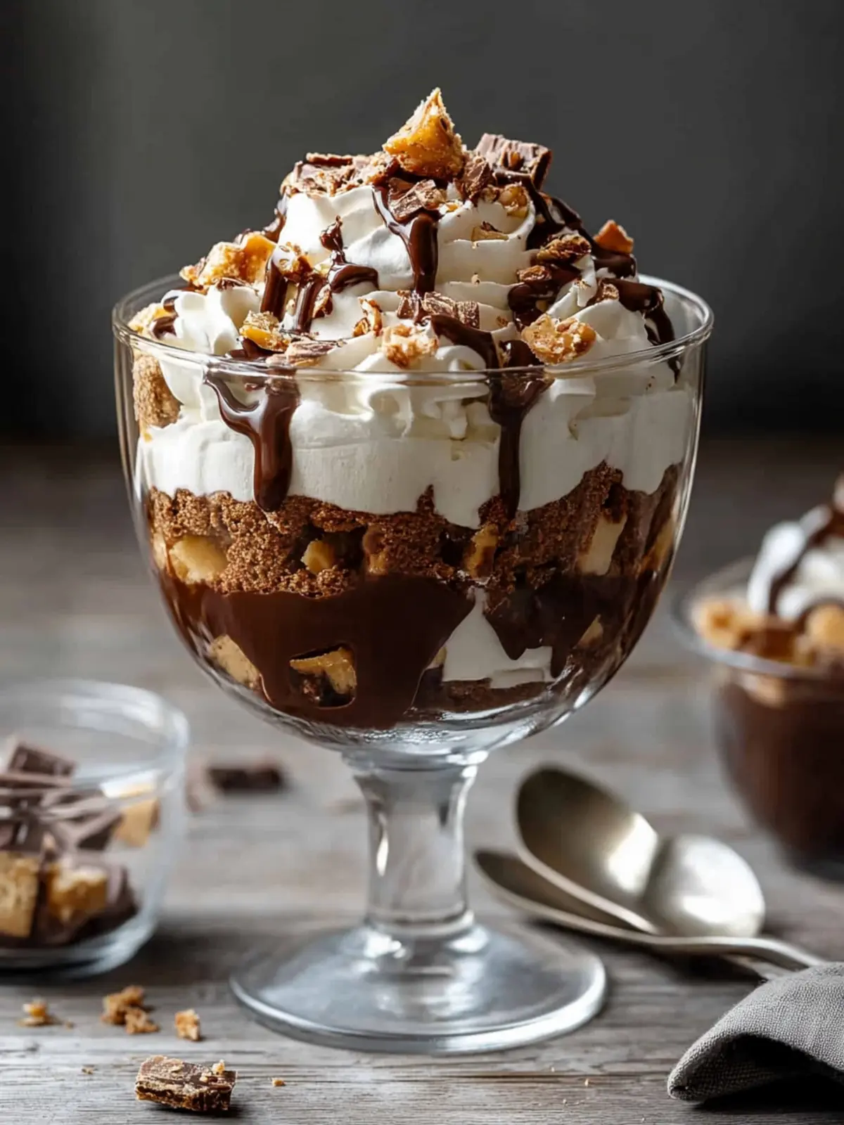 Indulge in a Decadent Chocolate Toffee Trifle Delight Chocolate Toffee Trifle