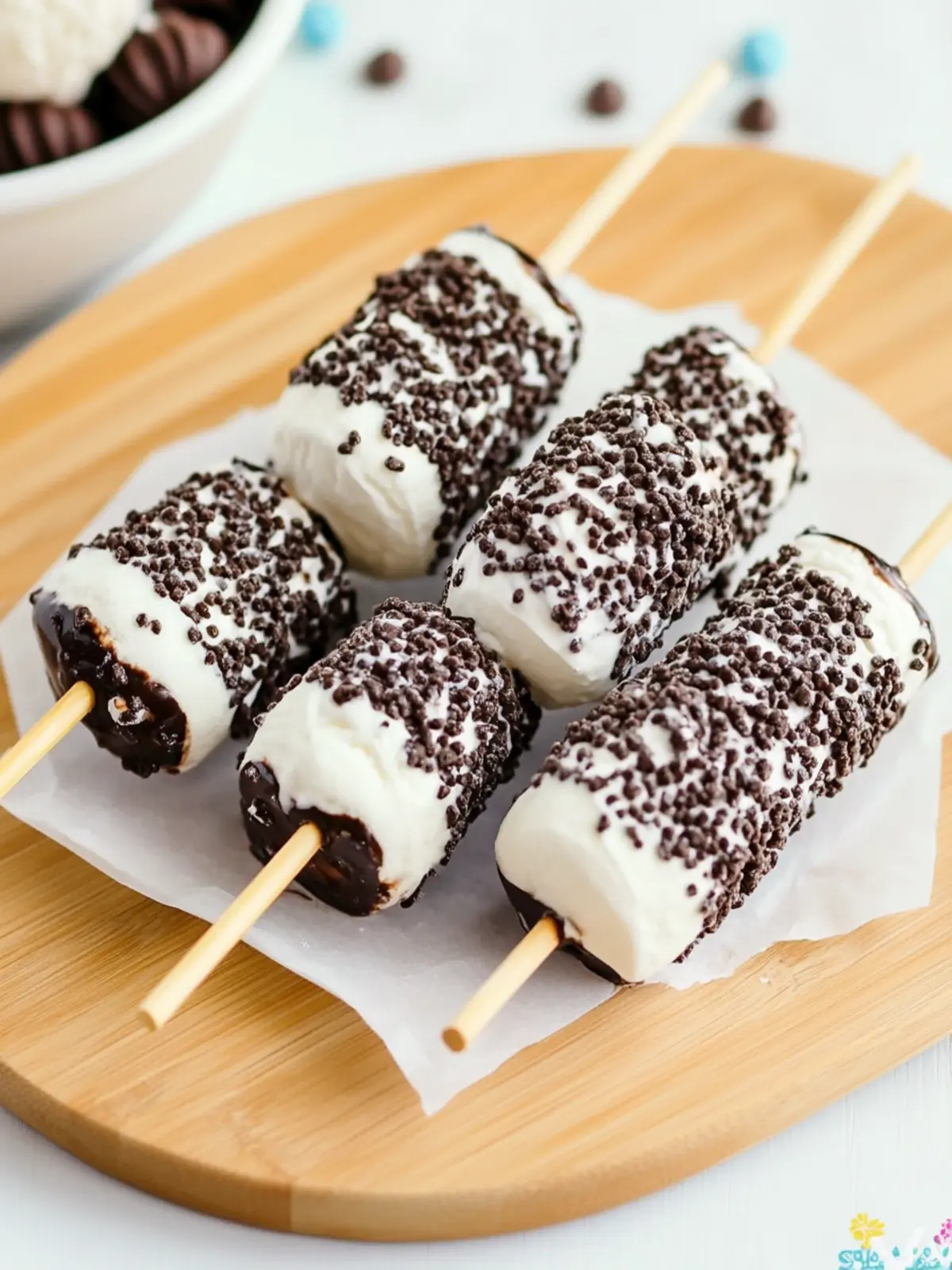Cookies and Cream Marshmallow Pops