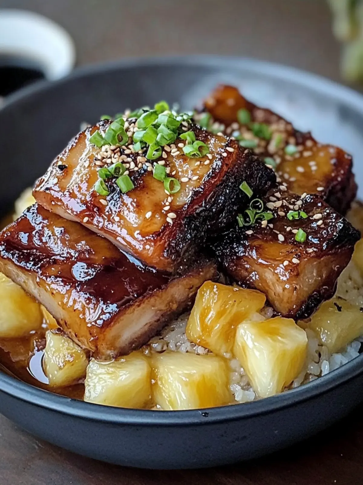Pineapple-Glazed Pork Belly