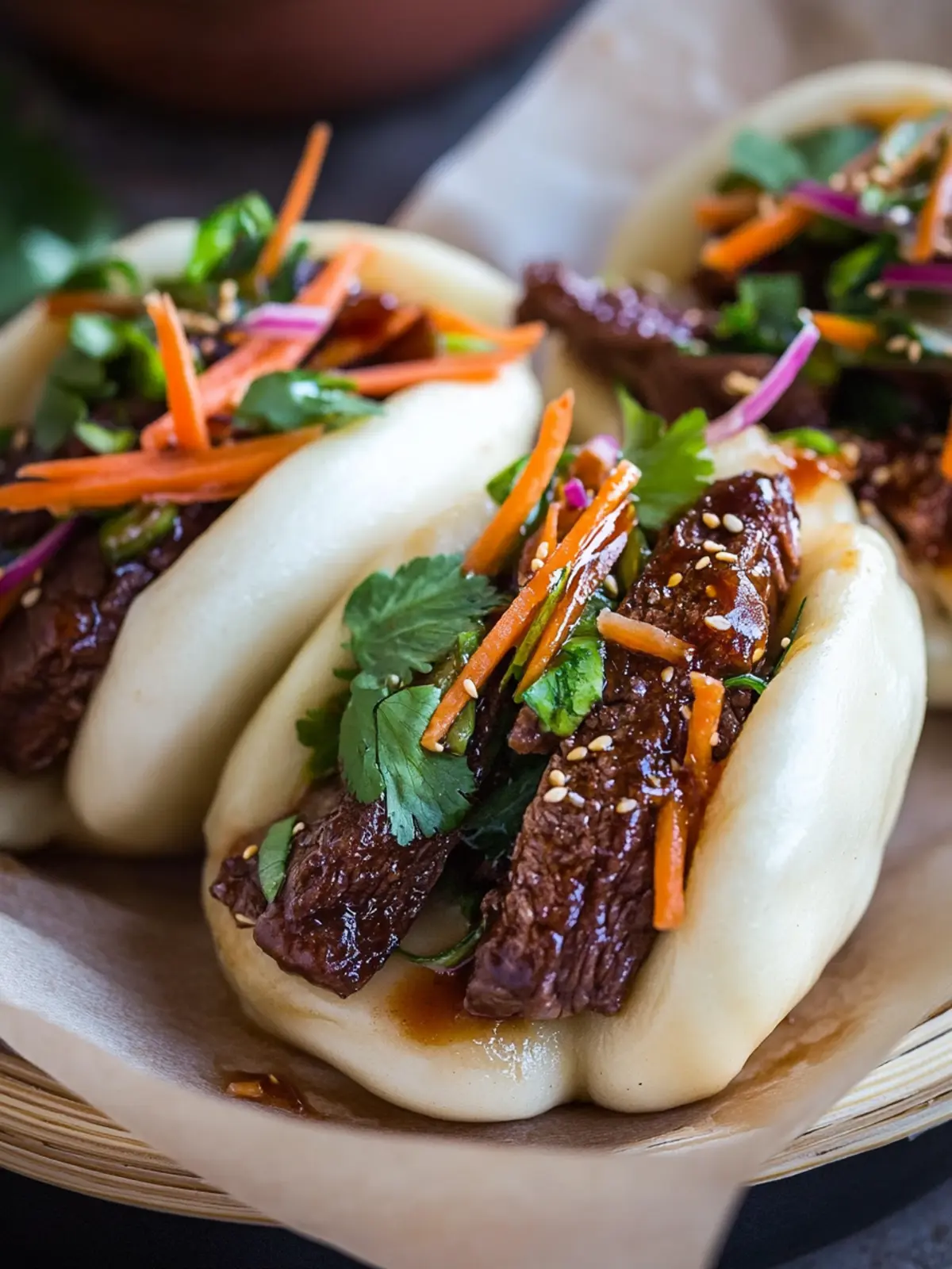 Tender Beef Bao Buns