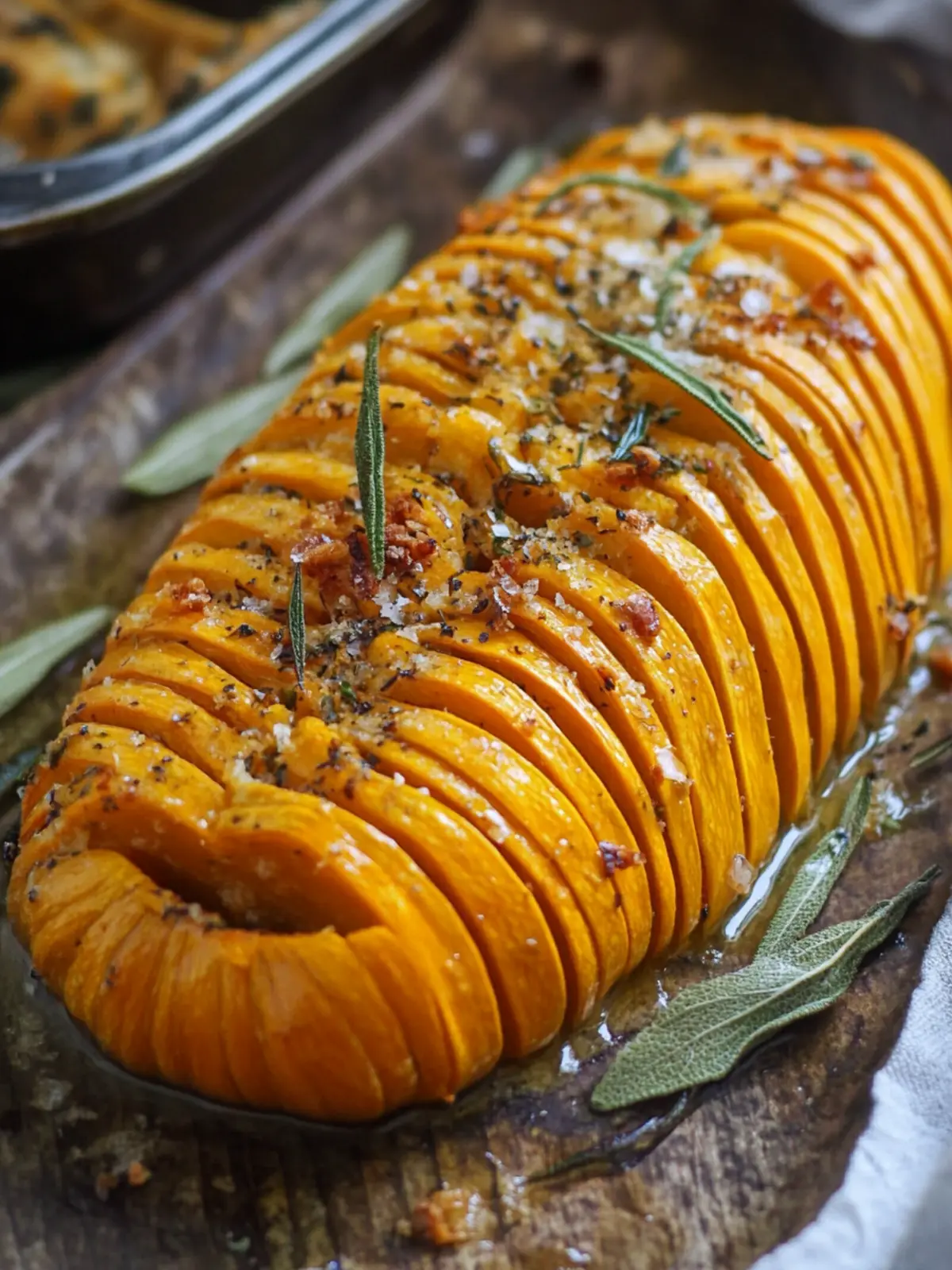 Savory Roasted Hasselback Butternut Squash Delight Roasted Hasselback Butternut Squash