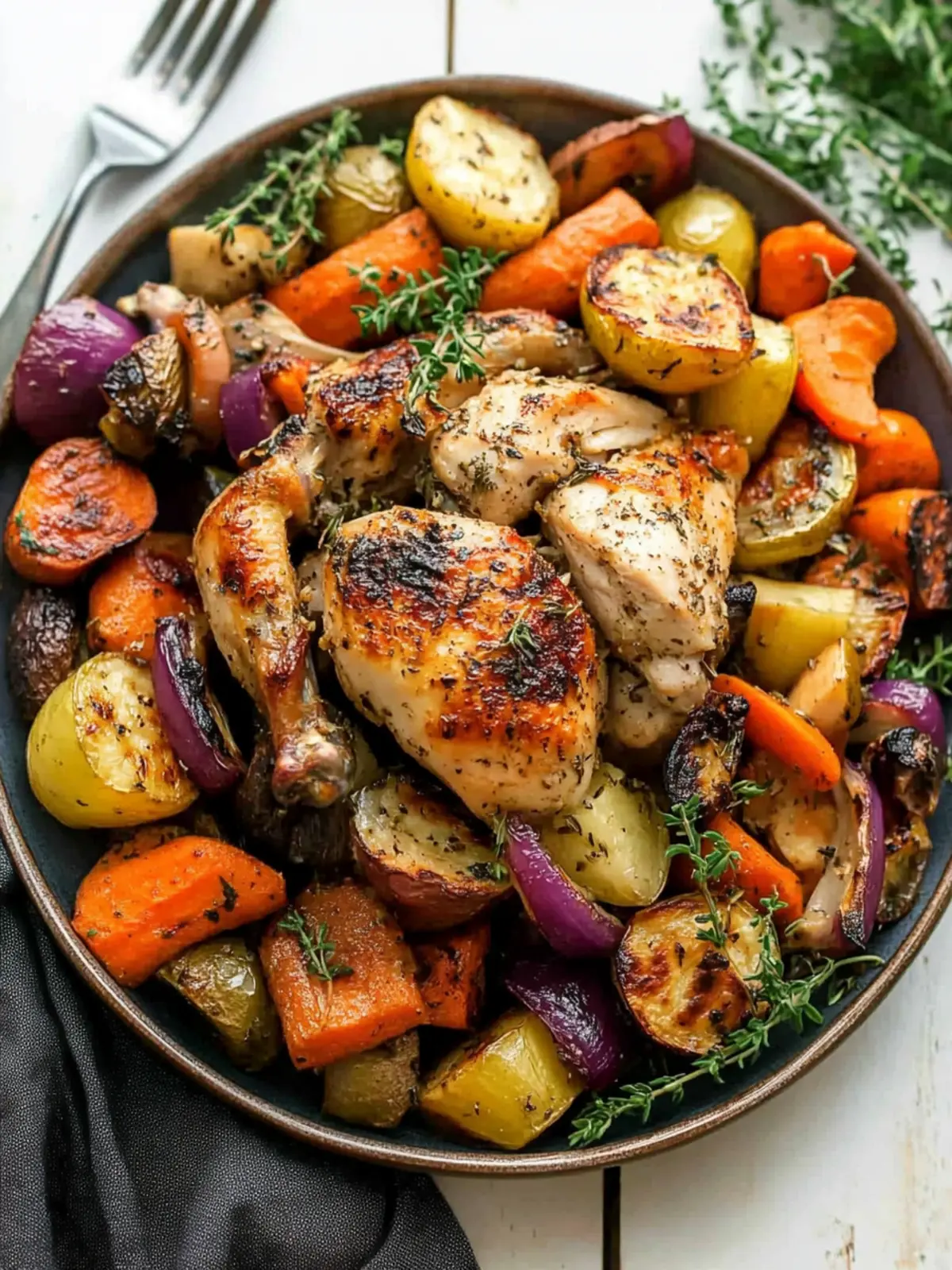 Roasted Chicken and Vegetables