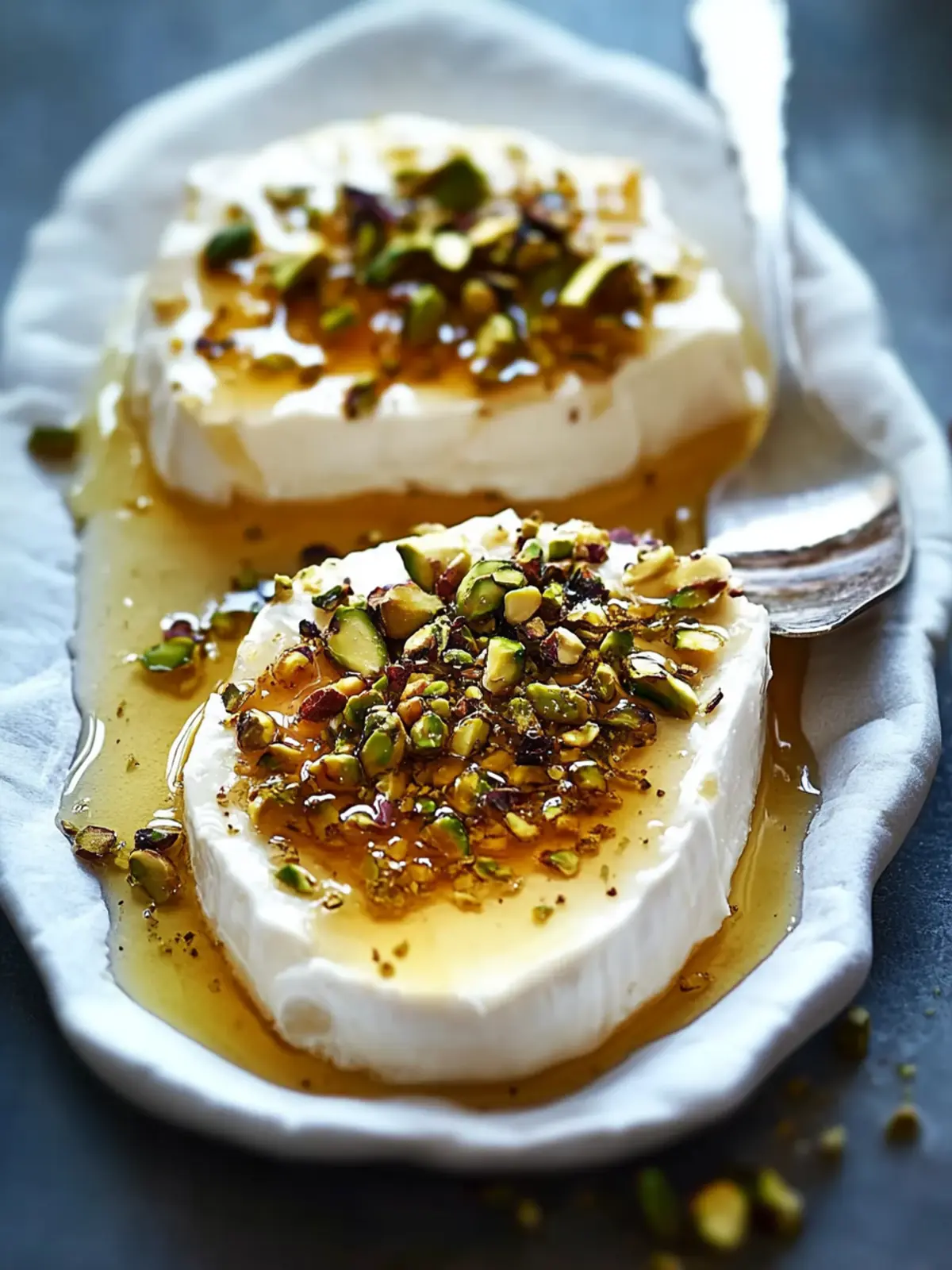 Boursin Cheese Appetizer with Honey and Pistachios
