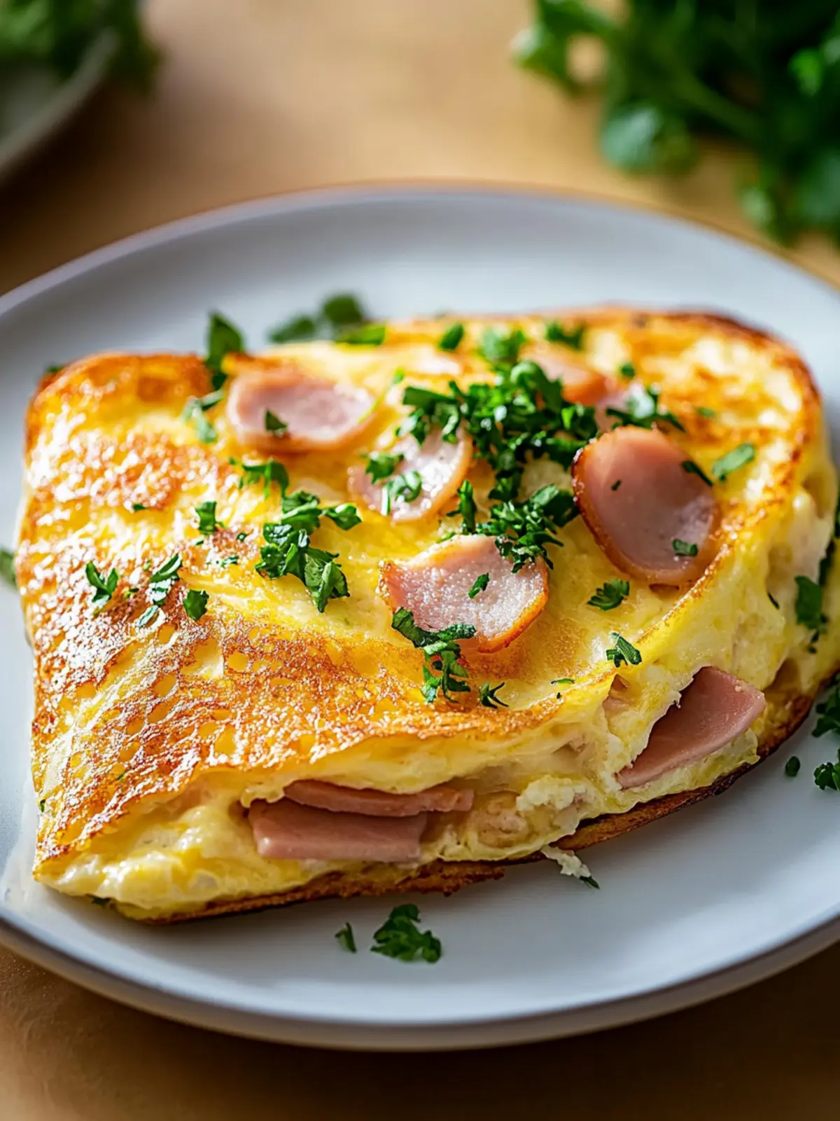 Ham and Cheese Omelette