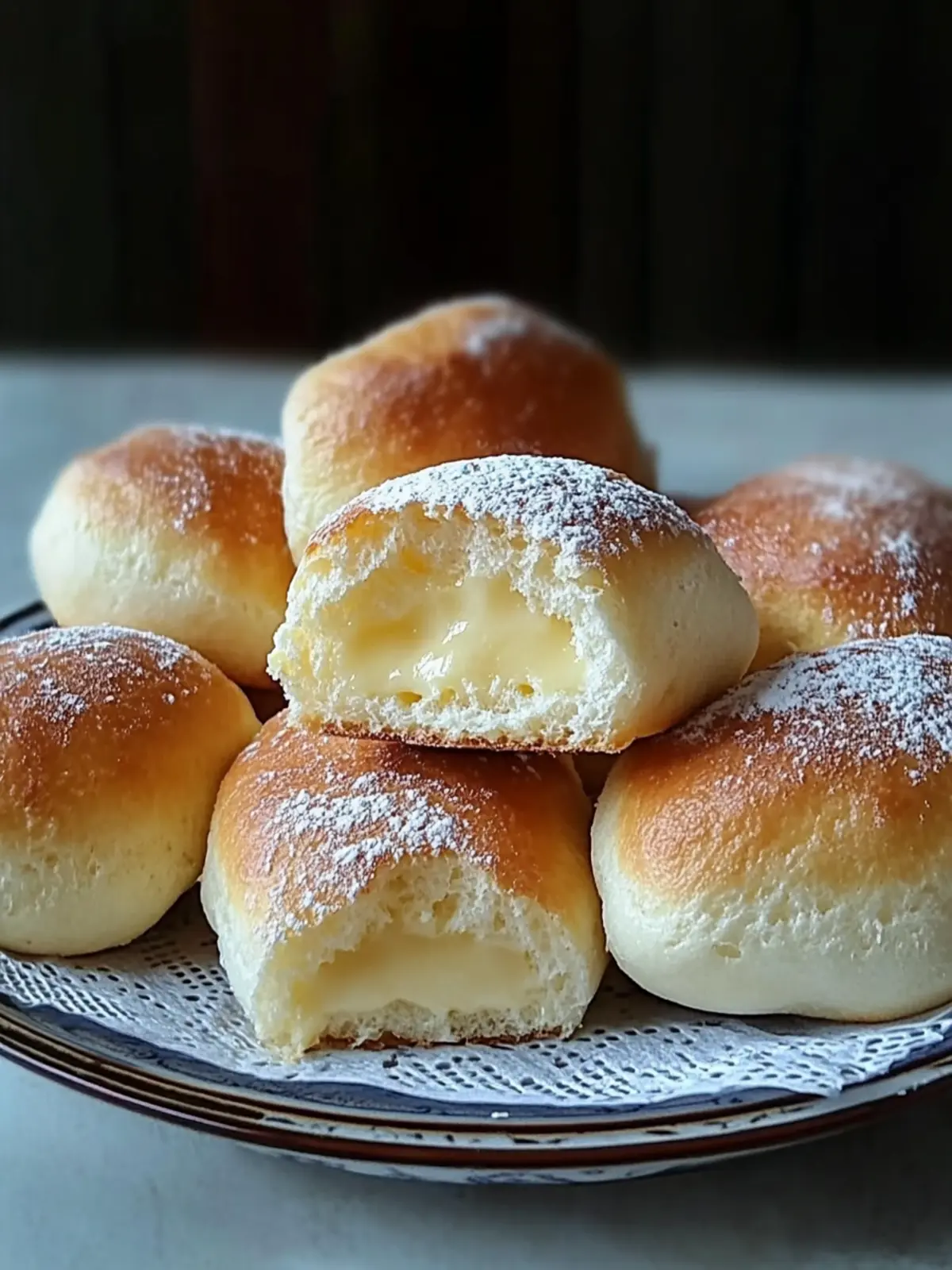 Stovetop Custard Cream Buns