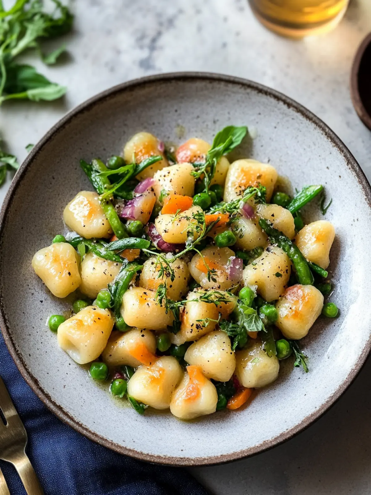 Savory Spring Vegetable Brown Butter Gnocchi in 25 Minutes Spring Vegetable Brown Butter Gnocchi