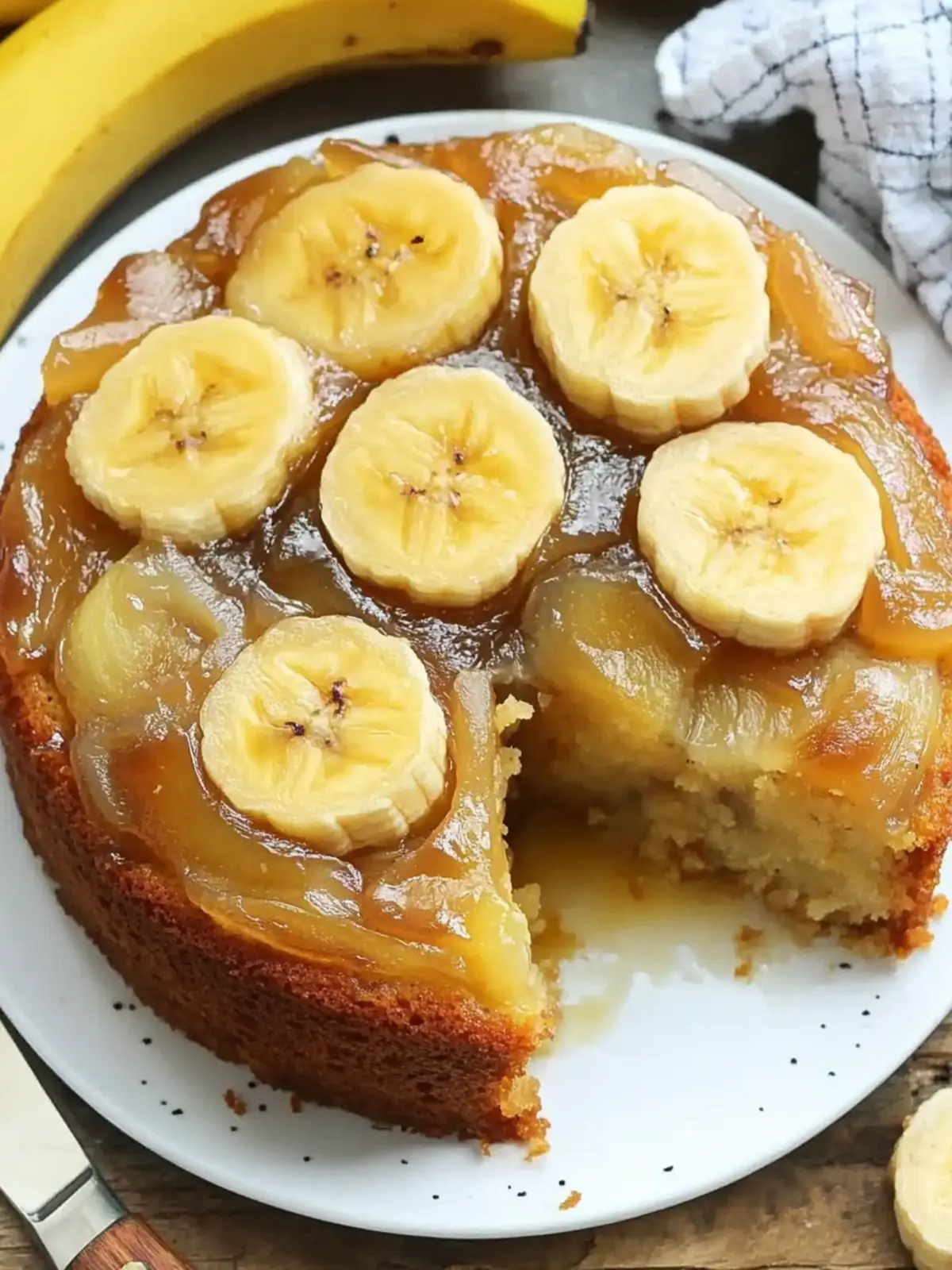 Banana Upside Down Cake