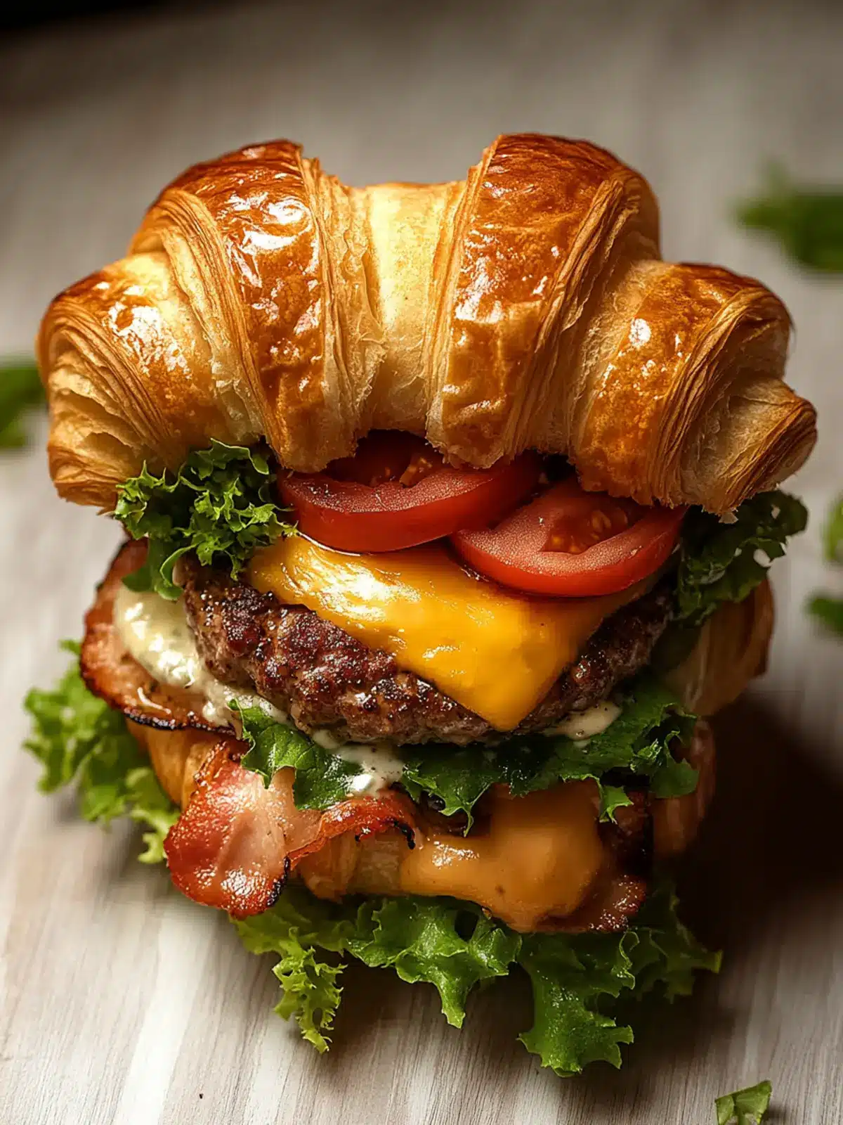 Croissant Smash Burger