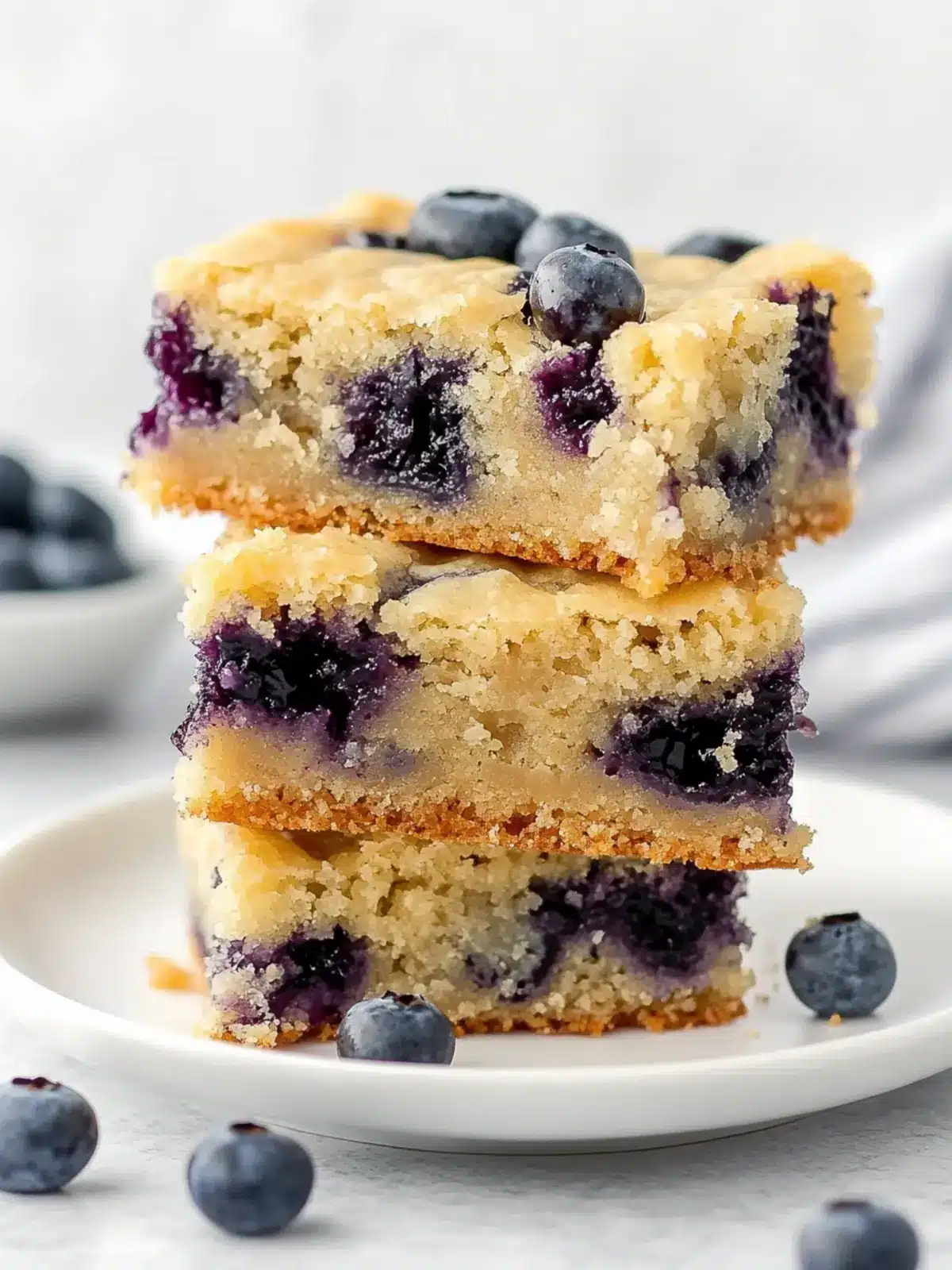 Blueberry Blondies