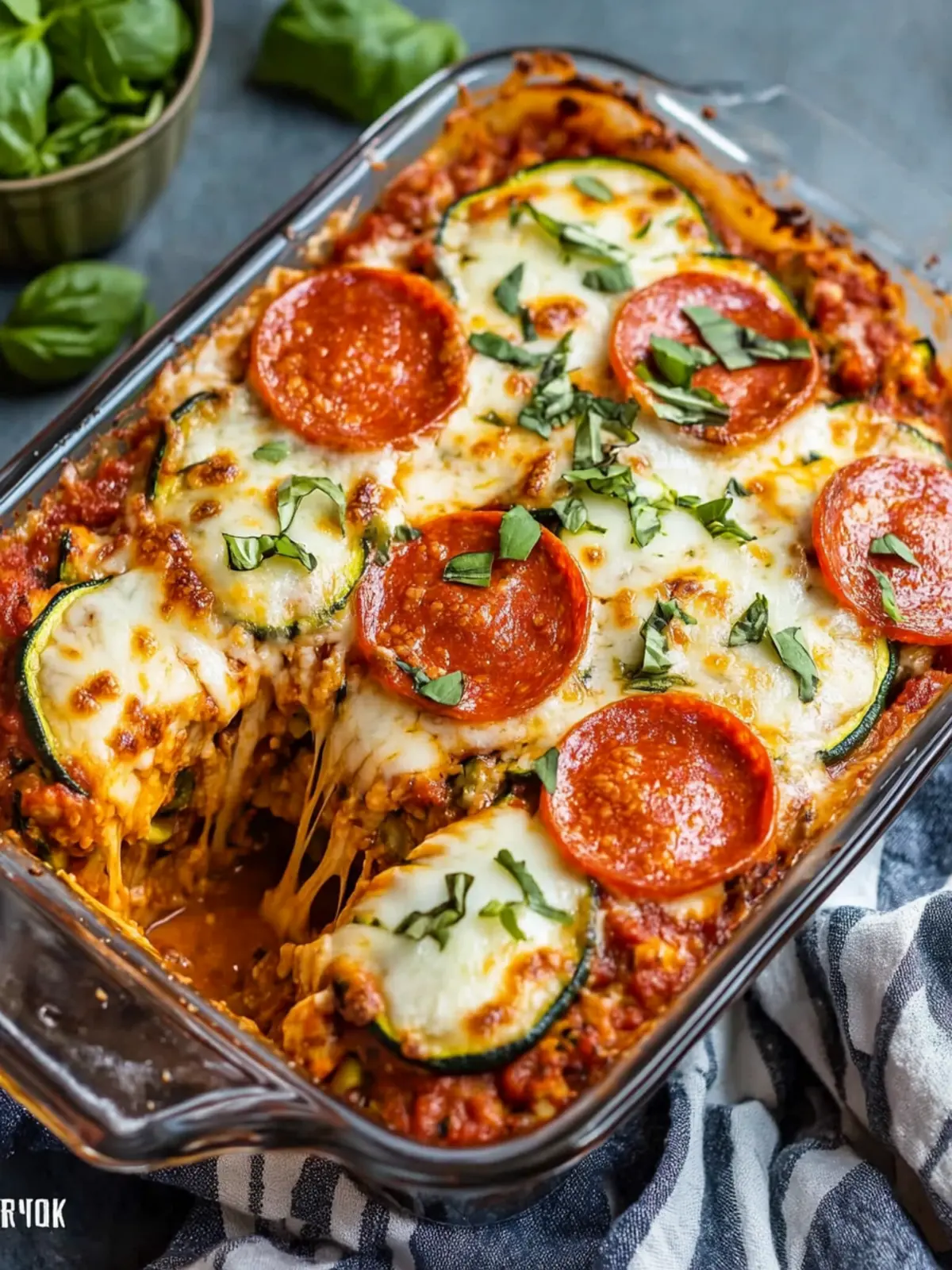 Zucchini Pizza Casserole