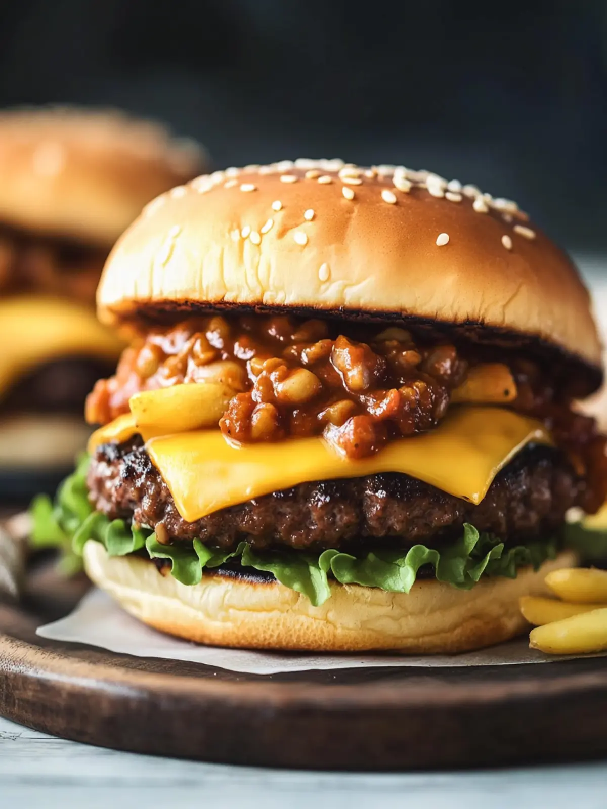Chili Cheeseburgers